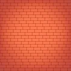 Vector red brick wall seamless background N2
