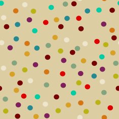 Polka Dots background pattern brown