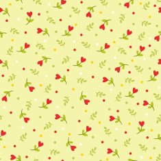 Seamless pattern with flowers and leaves N5