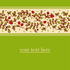 Lovely autumn background with cranberries N2