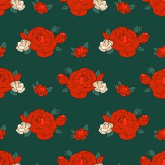Seamless pattern with roses N56