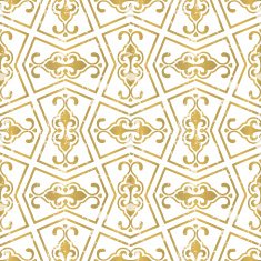 Seamless geometric tiling pattern