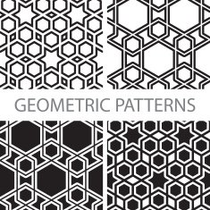 Seamless geometric tiling patterns N4