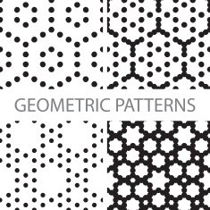 Seamless geometric tiling patterns N5