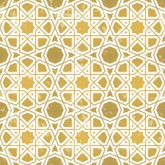 Seamless geometric tiling pattern N5