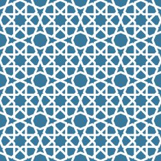 Seamless geometric tiling pattern N8