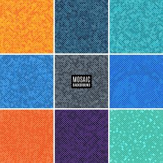 set background abstract mosaic of the pixel pattern and squares