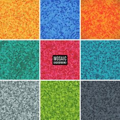 set background abstract mosaic of the pixel pattern and squares N2