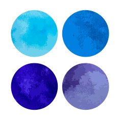 Blue watercolor spots background Watercolour blots are mixed between ourselves