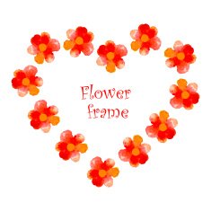 Frame flowers N7