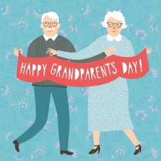 Happy grandparents day poster