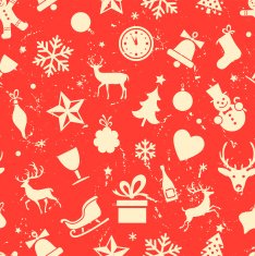 Seamless Christmas pattern N45