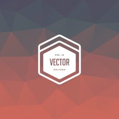 Polygon Vector Background N246