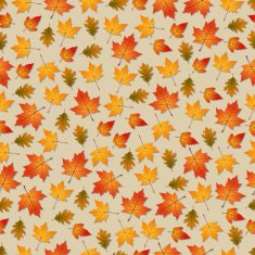 Autumn leaves seamless pattern N26