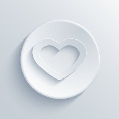 Vector modern light circle icon N10