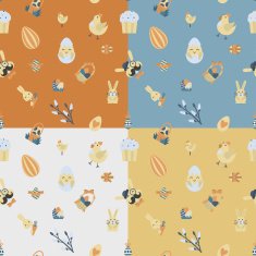 Easter Seamless Pattern N16