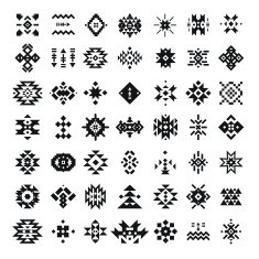 Vector abstract geometric elements N3