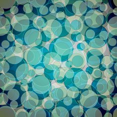 colorful background made of transparent circles