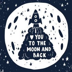 I love you to the moon and back N2