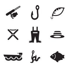 Fishing Icons N2