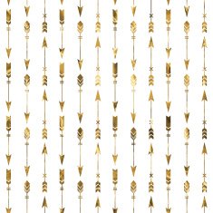 Seamless pattern with gold arrows N2