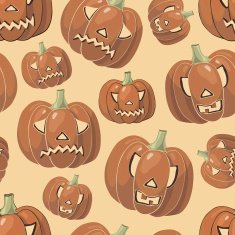 Halloween background with pumpkins N2