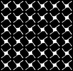 Black and white geometric seamless pattern abstract background N18