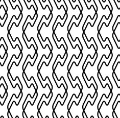 Black and white geometric seamless pattern modern stylish N17