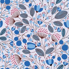 Elegant seamless pattern with flowers N10
