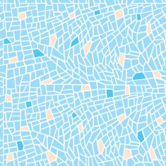 Mosaic background in light blue tones