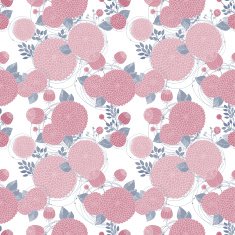Seamless texture with asters N17