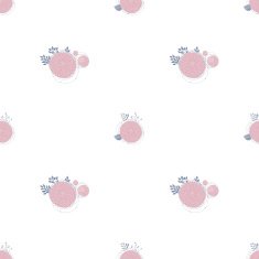 Seamless texture with asters N18