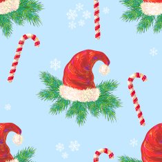 Seamless Christmas pattern N47