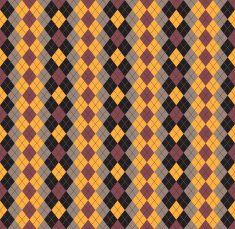 Seamless pattern Of Vintage Happy Halloween Tartan Texture N11