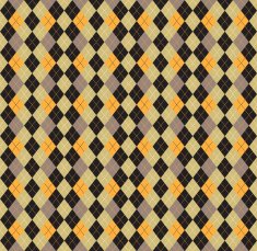 Seamless pattern Of Vintage Happy Halloween Tartan Texture N12