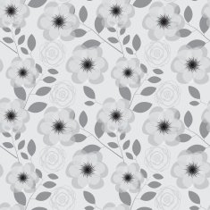 Floral Seamless Pattern Background Vector illustration N9