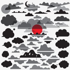 clouds vector