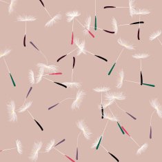 Group of Dandelion seeds