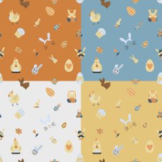 Easter Seamless Pattern N17
