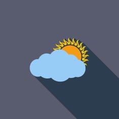 Cloudiness single icon