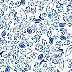 Floral watercolor pattern N3