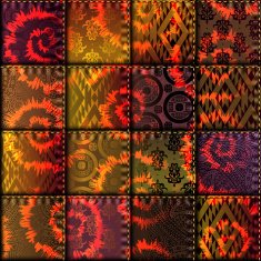 Patchwork in indian ethnic style
