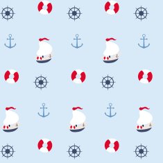 Seamless pattern in marine style N12