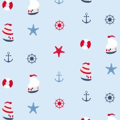 Seamless pattern in marine style N15