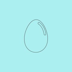 Vector egg icon Eps10 Easy to edit N2