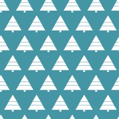 Simple retro Christmas pattern Winter background Endless textures in blue
