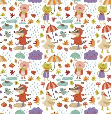 Joyful autumn pattern N2