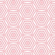 Romantic pink symmetrical pattern N16