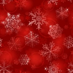 Seamless pattern of snowflakes N16