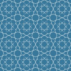 Seamless geometric tiling pattern N13
